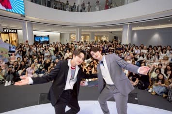 สยามพารากอนเดินหน้าความสนุกต่อเนื่อง  ขนทัพ บอส–โนอึล และ อะตอม–ชนกันต์  ส่งมอบความสุขทั่วทุกพื้นที่ตลอดเทศกาลส่งท้ายปี