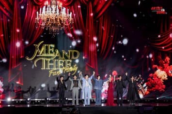 สติหลุดยกฮอลล์! “ปอนด์-ภูวินทร์” แท็คทีมนักแสดง เสิร์ฟความหวานทะลุเพดาน ในงาน “Me and Thee Fan Party” และ “Me and Thee After Party” ทำแฟนๆ กรี๊ดสนั่นจนลืมหายใจ ครองเทรนด์ X “อันดับ 1” ของโลก  2 วันติด! มวลความสุขล้นทะลักทั่วโลก