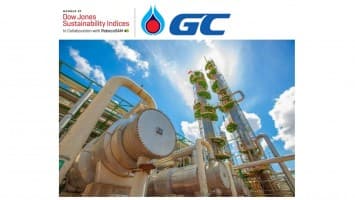 "GC คว้าอันดับ 1 ดัชนีความยั่งยืนระดับโลก DJSI ใน Chemical Sector "