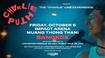 หนุ่มหล่อเสียงดี Charlie Puth กลับมาเรียกเสียงกรี๊ดอีกครั้งในคอนเสิร์ตแสนอบอุ่น The Charlie Live Experience !  